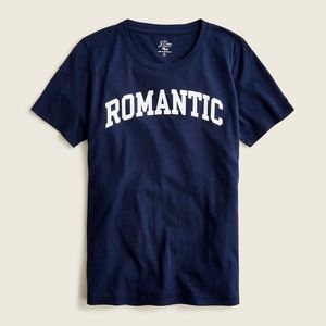 J Crew romantic crewneck tee